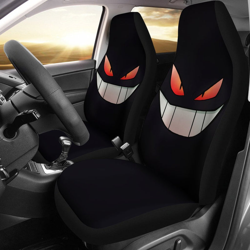 Gengar Face Pokemon Premium Custom Car Seat Covers Decor Protector Nearkii