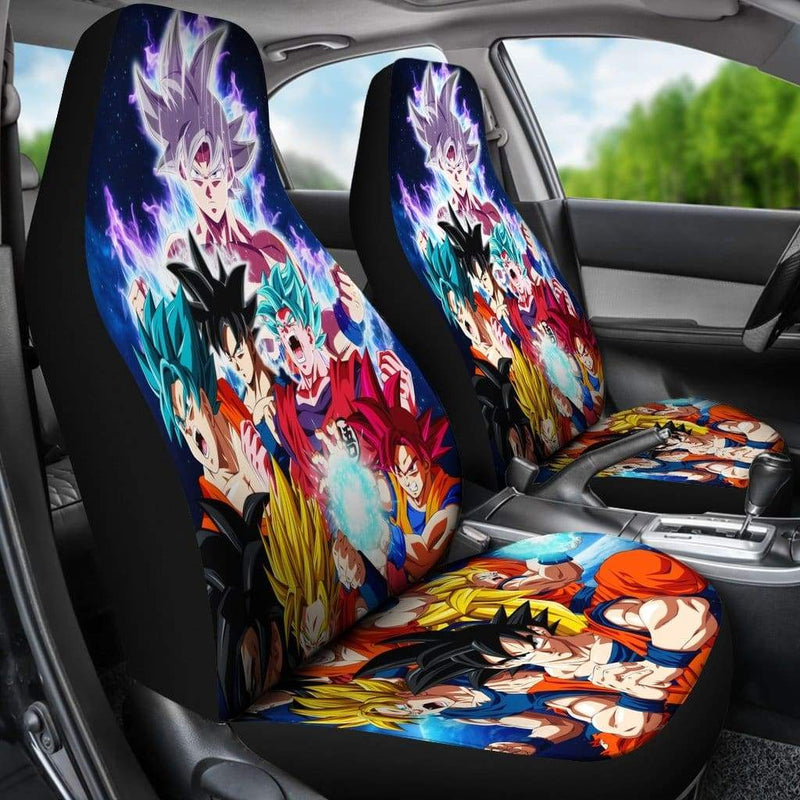 Goku All Forms Car Seat Covers Nearkii