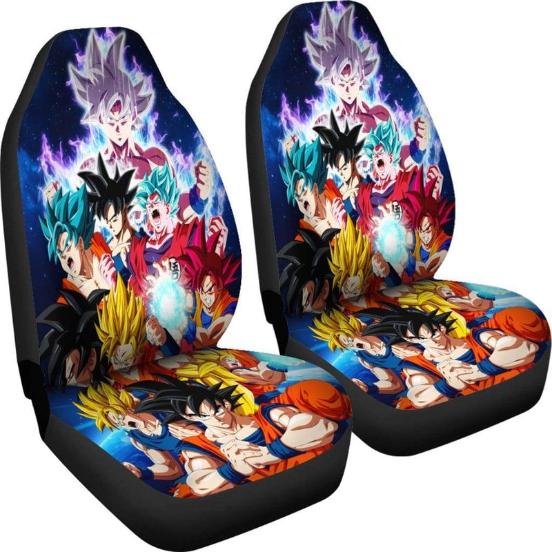 Goku All Forms Car Seat Covers Nearkii