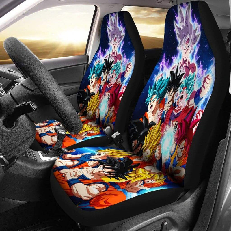 Goku All Forms Car Seat Covers Nearkii