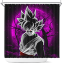 Goku Black Moonlight Shower Curtain Nearkii