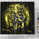 Goku Super Saiyan 3 Dragon Ball Moonlight Shower Curtain Nearkii