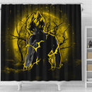 Goku Super Saiyan Moonlight Shower Curtain Nearkii