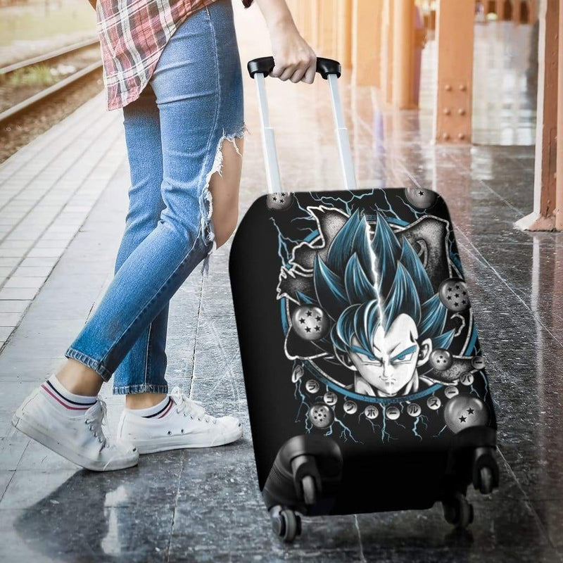 Goku Vegeta Blue 2022 Luggage Cover Suitcase Protector Nearkii