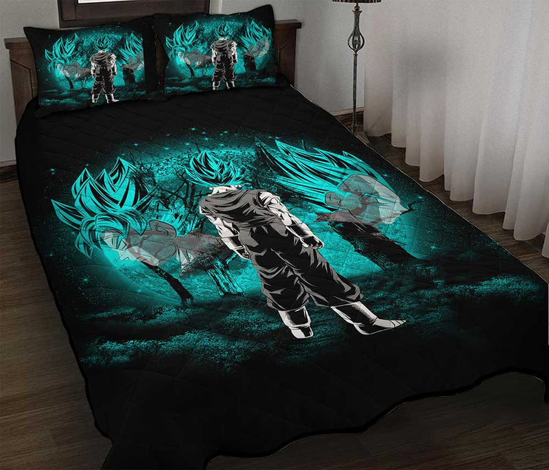 Goku Vegeta Vegito Blue Moonlight Quilt Bed Sets Nearkii