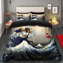 Goku Vs Vegeta The Great Wave Japan Anime Dragon Ball Bedding Set