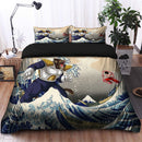 Goku Vs Vegeta The Great Wave Japan Anime Dragon Ball Bedding Set