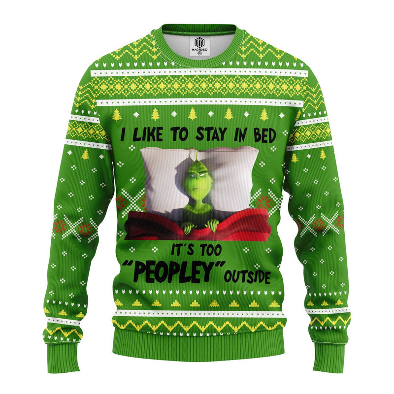 Grinch Sleep Ugly Christmas Sweater Amazing Gift Idea Thanksgiving Gift Nearkii