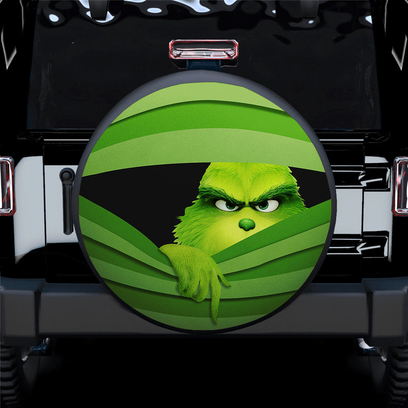 Grinch Hide Car Spare Tire Covers Gift For Campers Nearkii