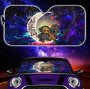 Groot And Toothless Love You To The Moon Galaxy Car Auto Sunshades Nearkii