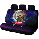 Groot And Toothless Love You To The Moon Galaxy Car Back Seat Covers Decor Protectors Nearkii