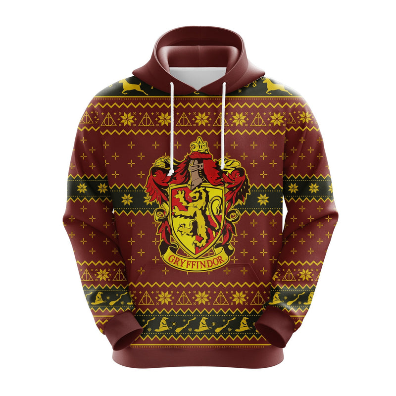 Gryffindor Crest Christmas Cute Noel Mc Ugly Hoodie Amazing Gift Idea Thanksgiving Gift Nearkii