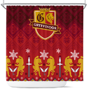 Gryffindor Hogwarts Harry Potter Christmas Shower Curtain Nearkii