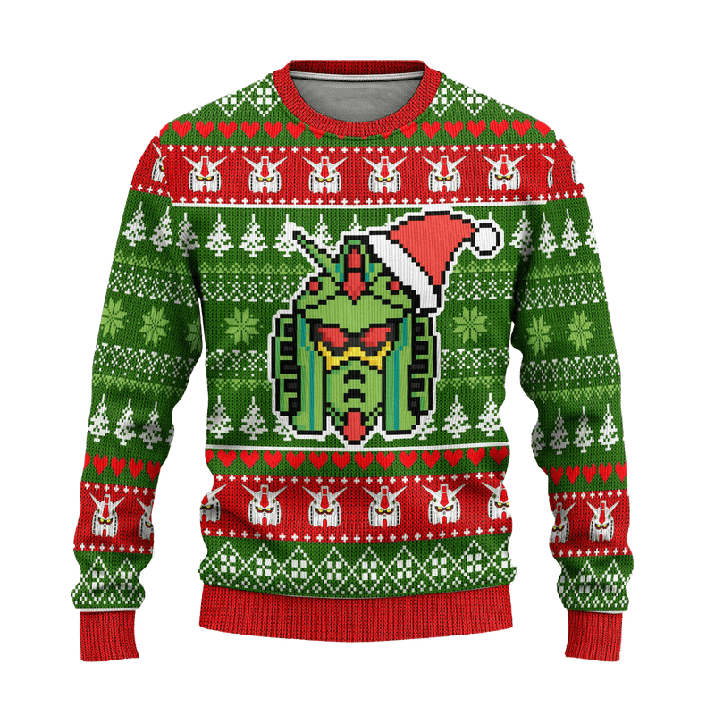 Gundam Anime Ugly Christmas Sweater Custom Xmas Gift Nearkii