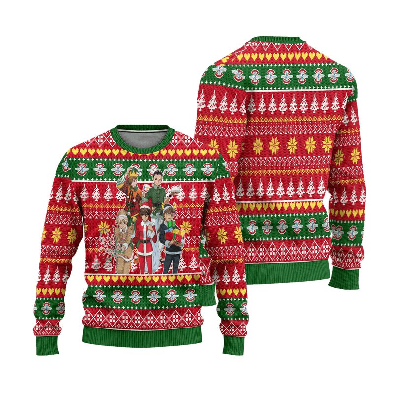 Gundam Team Anime Ugly Christmas Sweater Custom Xmas Gift Nearkii