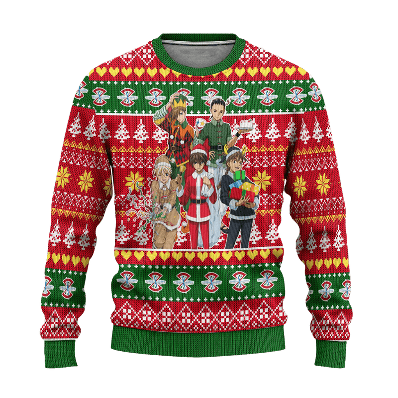 Gundam Team Anime Ugly Christmas Sweater Custom Xmas Gift Nearkii