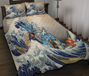 Gyarados Magikarp The Great Wave Quilt Bed Sets