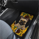 Sunflower French Bulldog Car Floor Mats Car Accessories Nearkii