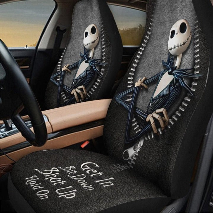 Jack Skellington Nightmare Get In Sit Down Shut Up Hold On Car Seat Covers Nearkii