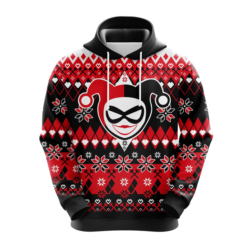 Harley Queen Suicide Squad Christmas Cute Noel Mc Ugly Hoodie Amazing Gift Idea Thanksgiving Gift Nearkii