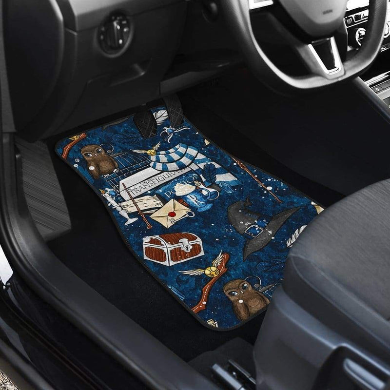 Harry Potter Blue Front And Back Car Mats 1 (Set Of 4) Nearkii