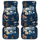 Harry Potter Blue Front And Back Car Mats 1 (Set Of 4) Nearkii