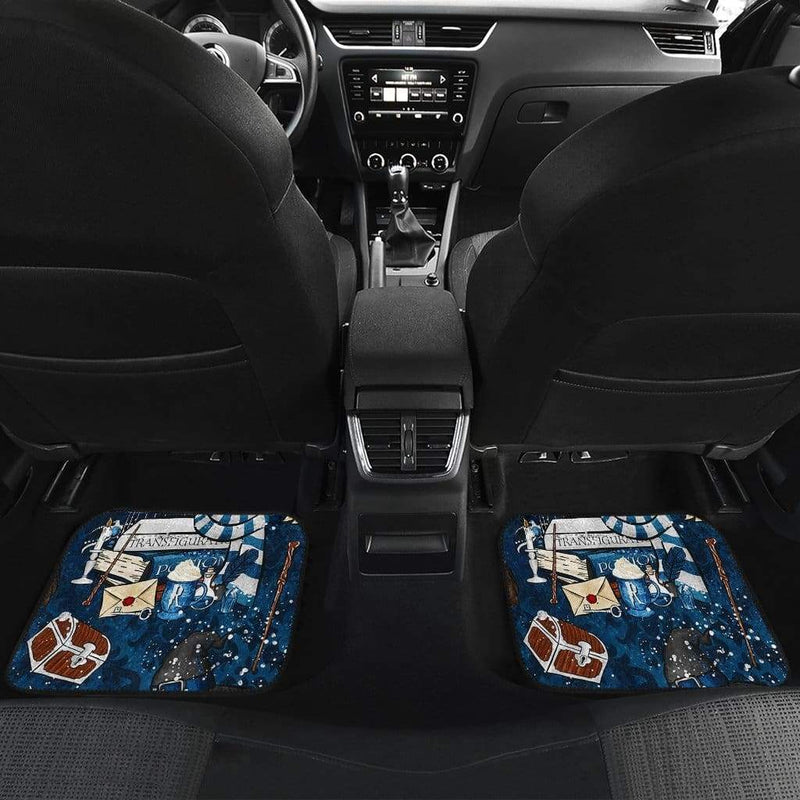 Harry Potter Blue Front And Back Car Mats 1 (Set Of 4) Nearkii