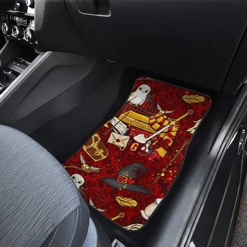 Harry Potter Red Front And Back Car Mats (Set Of 4) Nearkii