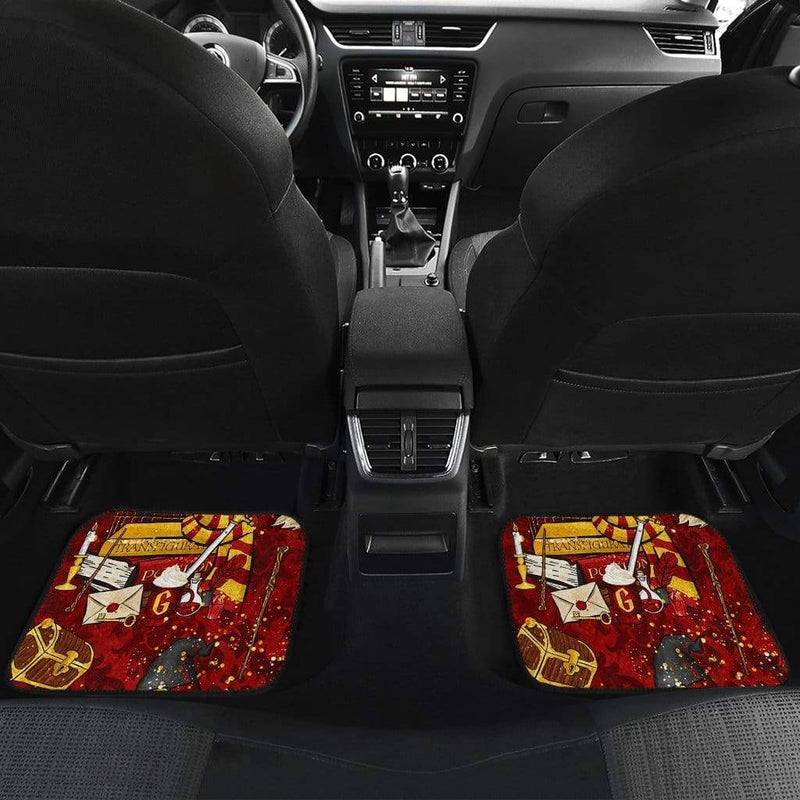 Harry Potter Red Front And Back Car Mats (Set Of 4) Nearkii