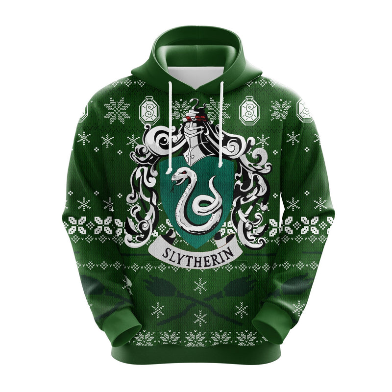 Harry Potter Slytherin Christmas Cute Noel Mc Ugly Hoodie Amazing Gift Idea Thanksgiving Gift Nearkii