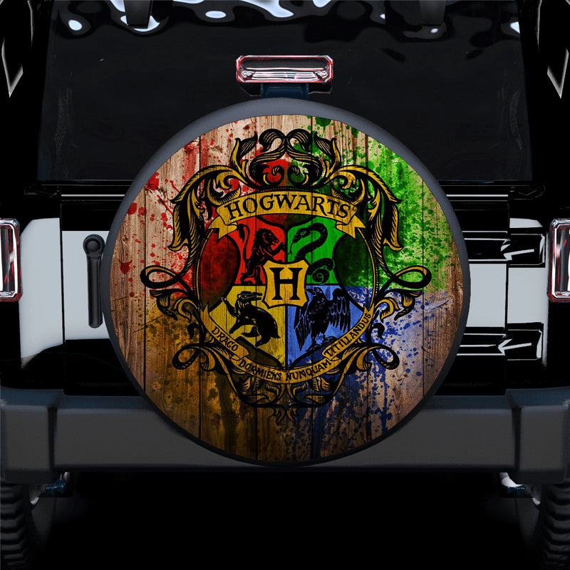 Harry Potter Hogwarts Jeep Car Spare Tire Covers Gift For Campers Nearkii