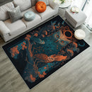 Heart Magical Forest Owls 1 Carpet Rug Home Room Decor Nearkii