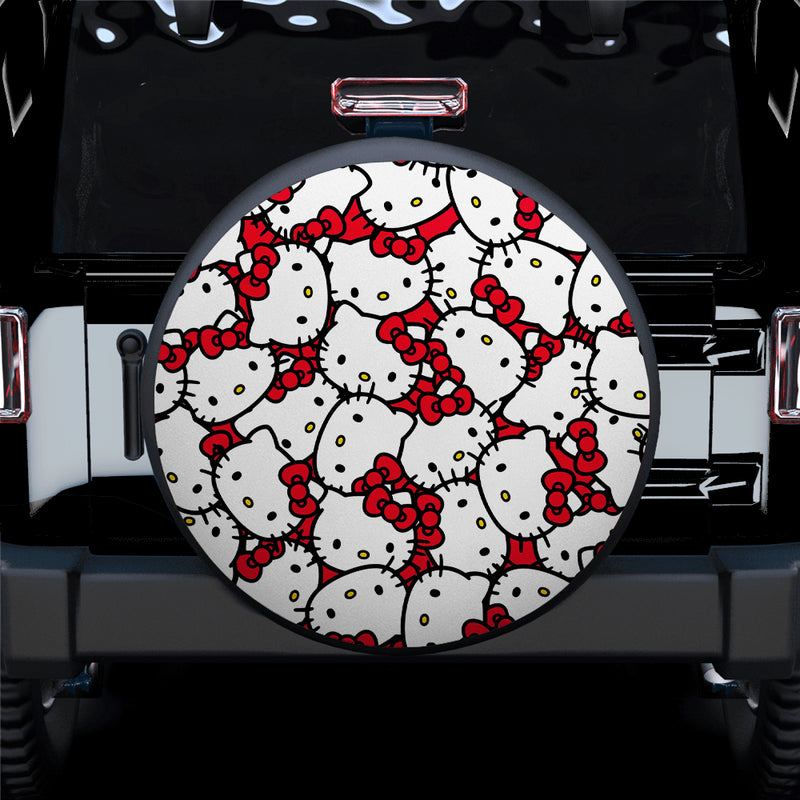 Hello Kitty Cat Car Spare Tire Covers Gift For Campers Nearkii