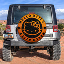 Hello Kitty Orange Jeep Car Spare Tire Covers Gift For Campers Nearkii