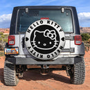 Hello Kitty White Jeep Car Spare Tire Covers Gift For Campers Nearkii