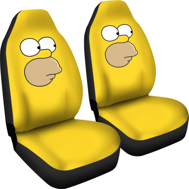 Homer Simpson Premium Custom Car Seat Covers Decor Protectors Nearkii