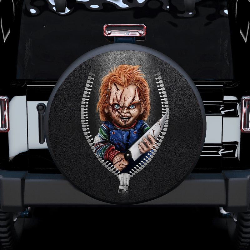 Chucky Zipper Car Spare Tire Gift For Campers Nearkii
