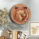 Hoof Of Horse Wood Wall Clock Nearkii