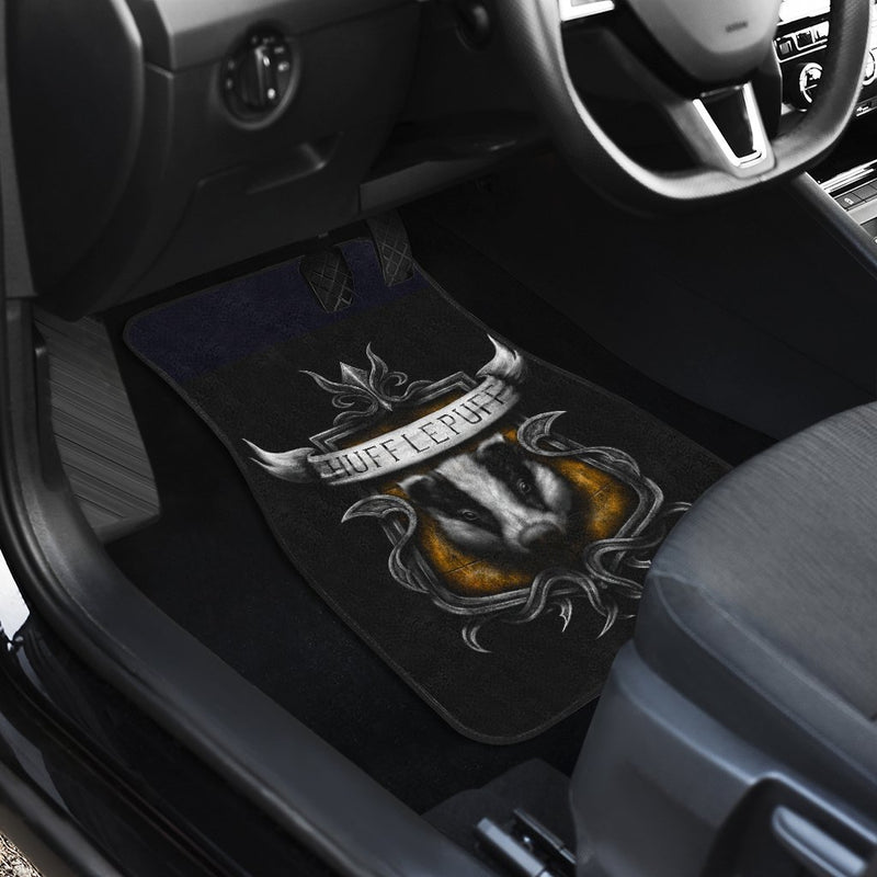 Hufflepuff Harry Potter Front And Back Car Mats (Set Of 4) Nearkii