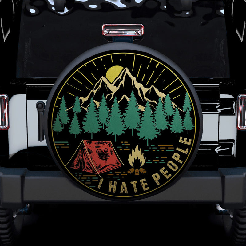 I Hate People Car Spare Tire Covers Gift For Campers Nearkii