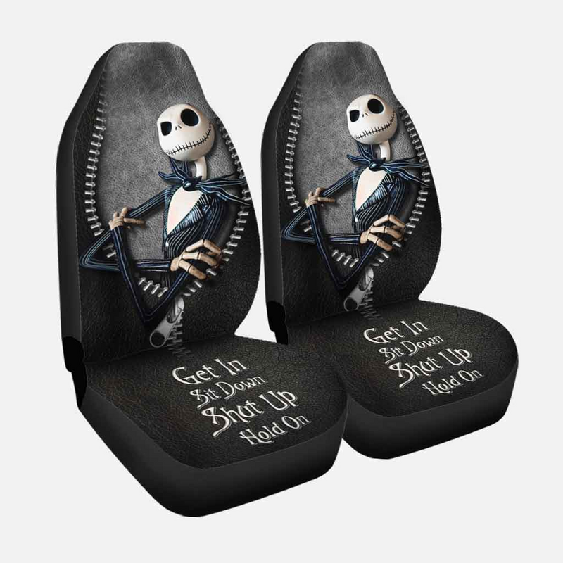 Jack Skellington Nightmare Get In Sit Down Shut Up Hold On Car Seat Covers Nearkii