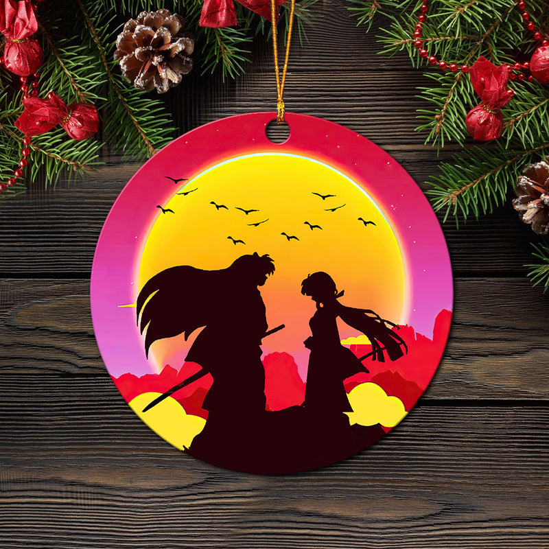 Inuyahsa Sunset Mica Ornament Perfect Gift For Holiday Nearkii