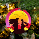 Inuyahsa Sunset Mica Ornament Perfect Gift For Holiday Nearkii