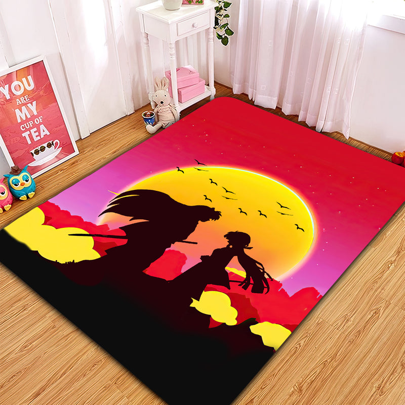 Inuyahsa Sunset Rug Carpet Rug Home Room Decor Nearkii