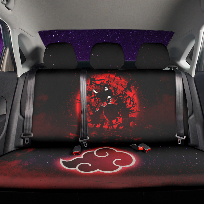 Itachi Moon Reg Moonlight Galaxy Premium Custom Car Back Seat Covers Decor Protectors Nearkii