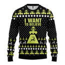 Alien Believe Ugly Christmas Sweater Amazing Gift Idea Thanksgiving Gift Nearkii