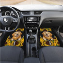 Sunflower Golden Retriever Car Floor Mats Gift Idea Nearkii
