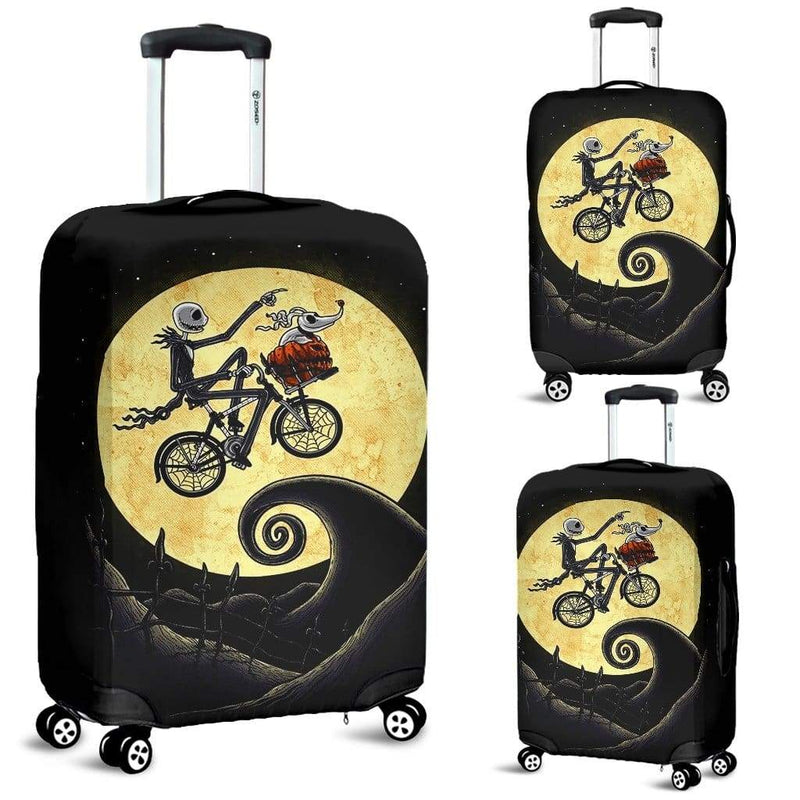 Jack Skellington Moon Luggage Cover Suitcase Protector Nearkii