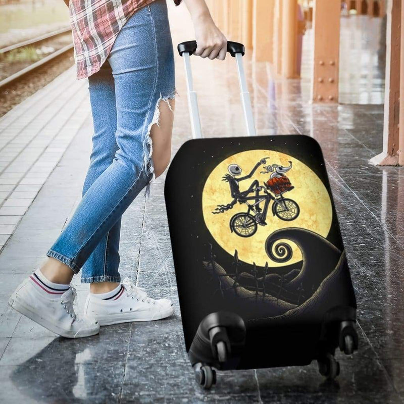 Jack Skellington Moon Luggage Cover Suitcase Protector Nearkii