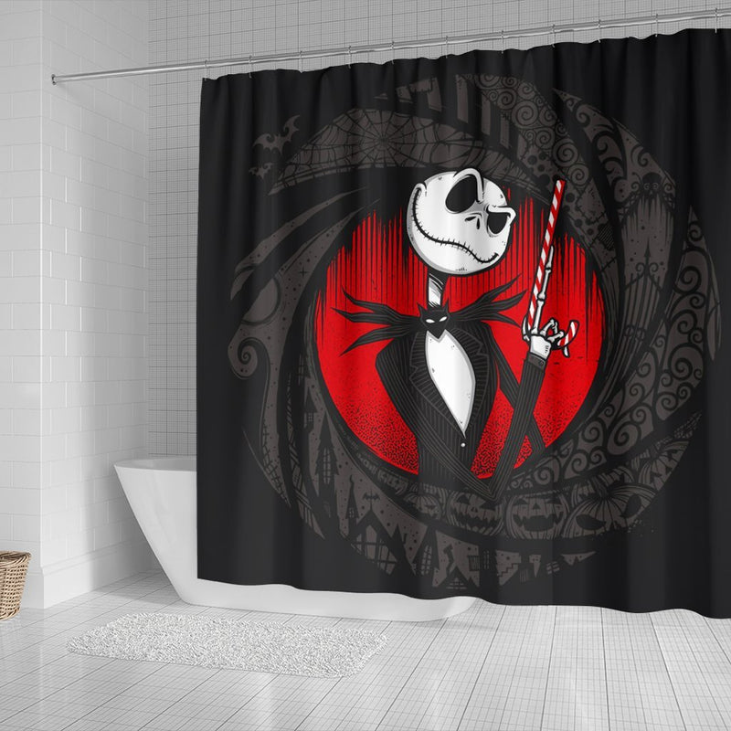 Jack Skellington Shower Curtain Nearkii
